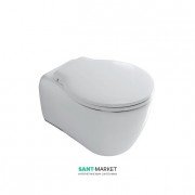 Унитаз Galassia Ergo подвесной без бачка без сиденья белый 7109