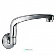 Вилив для ванни Tres настінний литий обертається хром 134301