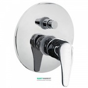 Змішувач для душу одноважільний Tres Ecotres вбудований на 2 споживача хром 0701800212