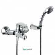 Смеситель для ванной Tres Eco-tres однорычажный с ручным душем хром 17017002