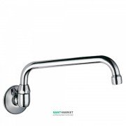 Вилив для ванни Tres настінний литий обертається хром 134303