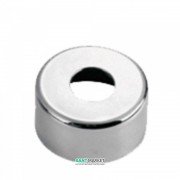 Розетка Tres металева кругла Ø 88 мм хром 913474430