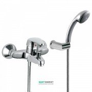 Смеситель для ванной Tres Eco-tres однорычажный с ручным душем хром 17017002