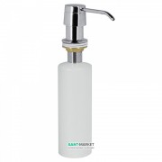 Дозатор для жидкого мыла Tres врезной хром 13474110