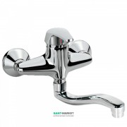 Змішувач для кухні Tres Eco-tres одноважільний настінний вилив 160 мм хром 17041802