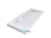 Раковина для ванної Miraggio Olmos 1200 підвісна з 2 отворами під змішувач білий глянсовий 0000224