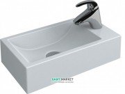 Раковина для ванной Miraggio Faro L подвесная с отверстием под смеситель белый глянцевый 0000192