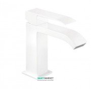 Змішувач для раковини Tres Cuadro colors одноважільний білий матовий 00610101BM