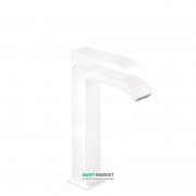 Змішувач для раковини Tres Cuadro colors одноважільний білий матовий 00661001BM