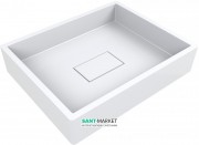 Раковина для ванної Miraggio Capri 500 накладна білий глянсовий 0000160