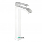 Смеситель для раковины Tres Cuadro colors однорычажный белый/хром 00681001BL