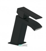 Змішувач для раковини Tres Cuadro colors одноважільний чорний матовий 00620101NM