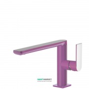 Змішувач для раковини Tres Loft colors одноважільний фіолетовий/хром 20020501VI