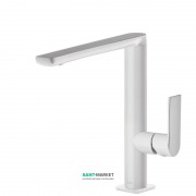 Змішувач для раковини Tres Loft colors одноважільний білий/хром 20020502BL