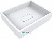 Раковина для ванної Miraggio Capri 500 накладна білий глянсовий 0000160