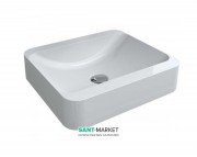 Раковина для ванной Miraggio Geneva 450 накладная белый глянцевый 0000201