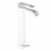 Змішувач для раковини Tres Cuadro colors одноважільний білий/хром 00681001BL