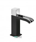 Смеситель для раковины Tres Cuadro colors однорычажный черный/хром 00611002NE