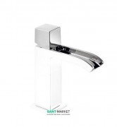 Змішувач для раковини Tres Cuadro colors одноважільний білий/хром 00611002BL