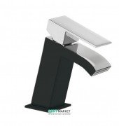 Змішувач для раковини Tres Cuadro colors одноважільний чорний/хром 00620101NE