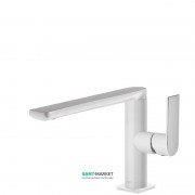 Змішувач для раковини Tres Loft colors одноважільний білий/хром 20020501BL