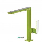 Змішувач для раковини Tres Loft colors одноважільний зелений/хром 20020502VE