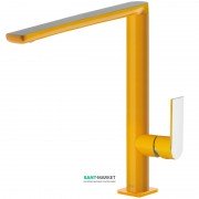 Смеситель для раковины Tres Loft colors однорычажный янтарно-желтый/хром 20020503AM