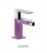 Смеситель для биде Tres Loft colors однорычажный фиолетовый/хром 20012001VI