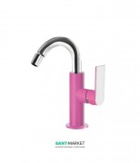 Змішувач для біде Tres Loft colors одноважільний фуксія/хром 20022401FU