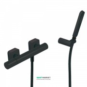 Змішувач для душа Tres Loft colors з ручним душем чорний матовий 20016701NM