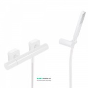 Змішувач для душа Tres Loft colors з ручним душем білий матовий 20016701BM