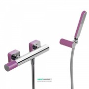 Змішувач для душа Tres Loft colors з ручним душем фіолетовий/хром 20016701VI