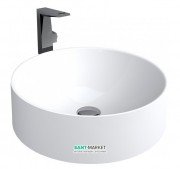 Раковина для ванної Miraggio Ellel 450 накладна білий глянсовий 0000185