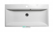 Раковина для ванної Miraggio Varna 600 врізна з отвором під змішувач білий глянсовий 0000254