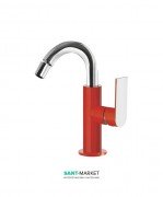 Змішувач для біде Tres Loft colors одноважільний червоний/хром 20022401RO