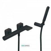 Змішувач для ванни Tres Loft colors з ручним душем чорний матовий 20017001NM