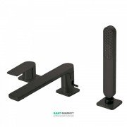 Змішувач на борт ванни Tres Loft colors з ручним душем чорний матовий 20016201NM