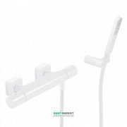 Термостат для душа Tres Loft colors с ручным душем белый матовый 20016409BM