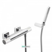 Термостат для душу Tres Loft colors з ручним душем білий/хром 20016409BL