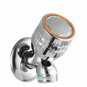 Запірний вентиль Tres Ese-23 для пральної машини гаряча вода 1/2'' - 3/4'' хром 123500C