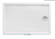 Душовий піддон прямокутний PoolSpa Galia Modern 140х90 см з ніжками та сифоном акрил білий PBKM810BNC00000