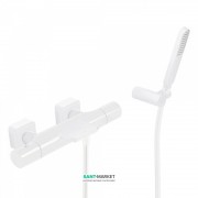 Термостат для ванной Tres Loft colors с ручным душем белый матовый 20017409BM