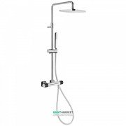 Душевая стойка Tres Loft colors с термостатом черный/хром 20019501NE