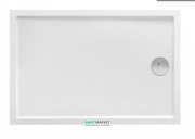 Душовий піддон прямокутний PoolSpa Galia Modern 100х80 см з ніжками та сифоном акрил білий PBKM310BNC00000