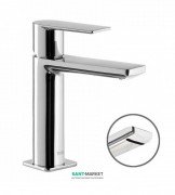 Змішувач для раковини Tres Loft-Tres з каскадним виливом хром 20010101