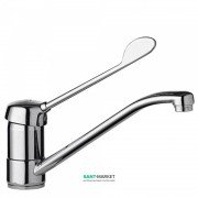 Смеситель для раковины Tres Monotres вертикальный с медицинским рычагом хром 17233311