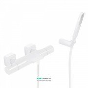 Термостат для ванной Tres Loft colors с ручным душем белый матовый 20017409BM