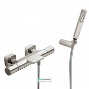 Термостат для ванной Tres Loft colors с ручным душем сталь 20017409AC