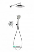 Душова система прихованого монтажу Tres K-tres з одноважільним змішувачем хром 6917501