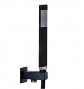 Душовий набір Paffoni Elle з тримачом та шлангом чорний матовий ZDUP 095 NO